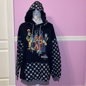 Kingdom hearts sora Donald goofy jacket sweater hoodie emo goth gothic disney